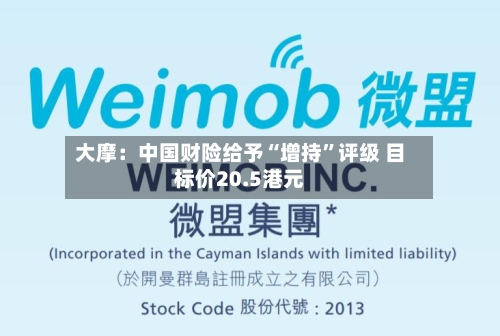 大摩：中国财险给予“增持”评级 目标价20.5港元-第2张图片