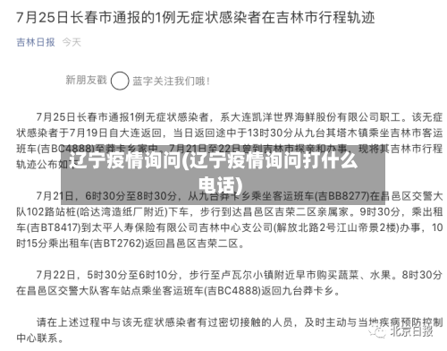 辽宁疫情询问(辽宁疫情询问打什么电话)-第3张图片