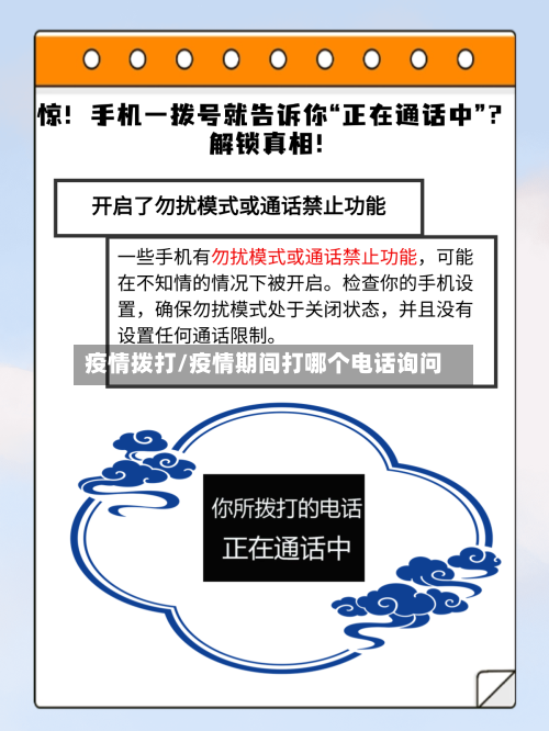 疫情拨打/疫情期间打哪个电话询问