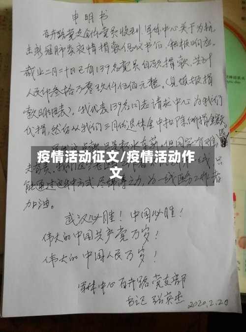 疫情活动征文/疫情活动作文