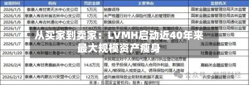 从买家到卖家：LVMH启动近40年来最大规模资产瘦身-第2张图片