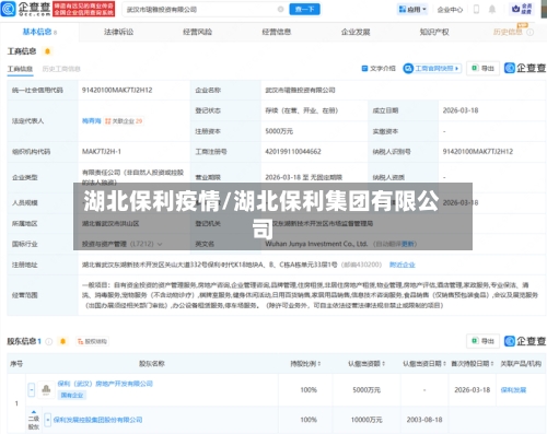 湖北保利疫情/湖北保利集团有限公司